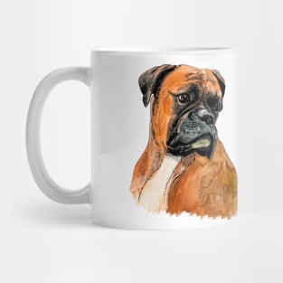 boxer portrait Mug